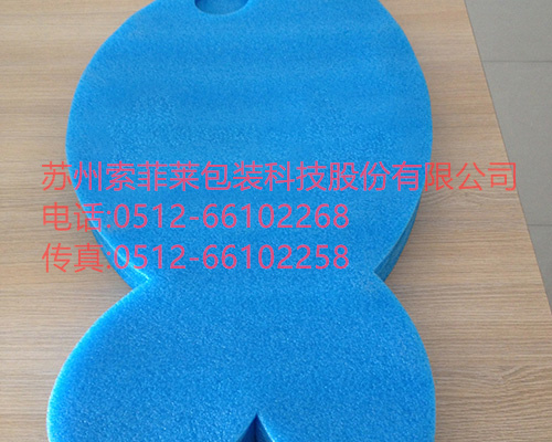 EPE珍珠棉模切加工，深藍(lán)色珍珠棉加工